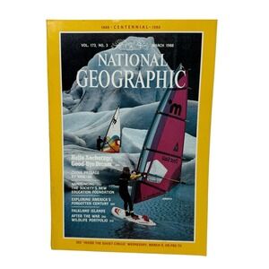 National Geographic Magazine March 1988 China Falkland Islands Wildlife Vol 173